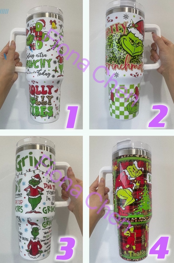 Fiona 40oz Grinch Mugs China Warehouse Stocked