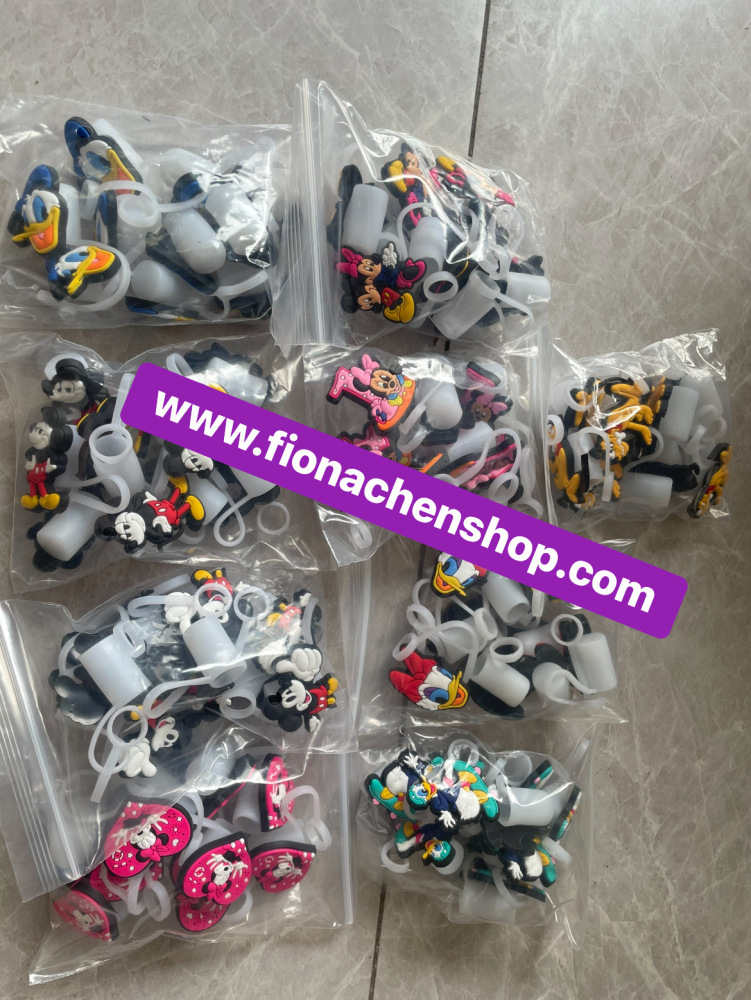 Fiona Disney Cartoon Straw Toppers Mixed Air Shipping