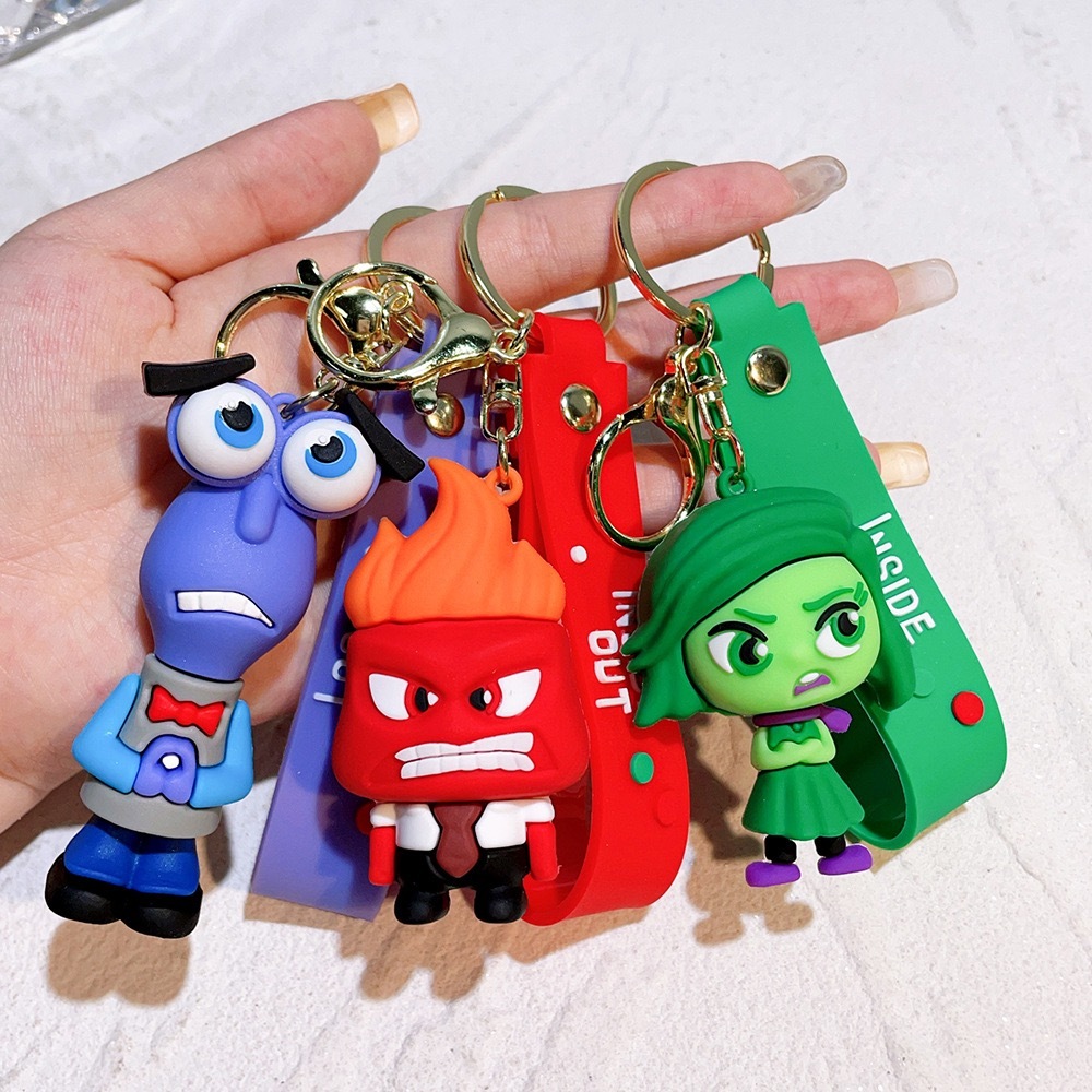 Fiona Inside Out Characters Keychains Mixed Color Air Shipping