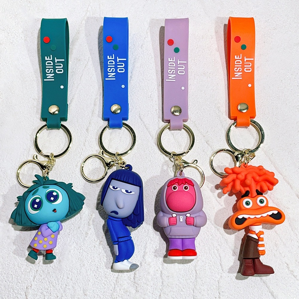Fiona Inside Out Characters Keychains Mixed Color Air Shipping
