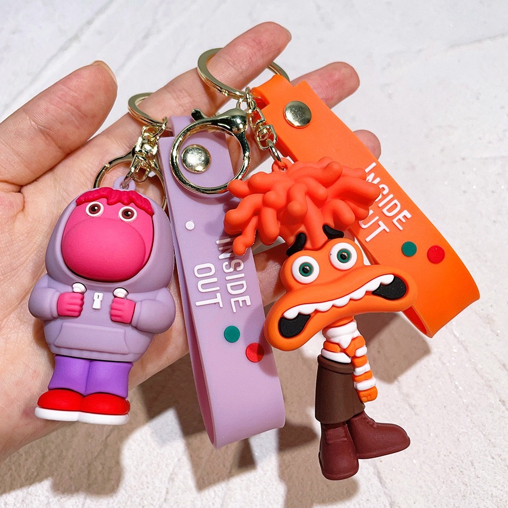Fiona Inside Out Characters Keychains Mixed Color Air Shipping
