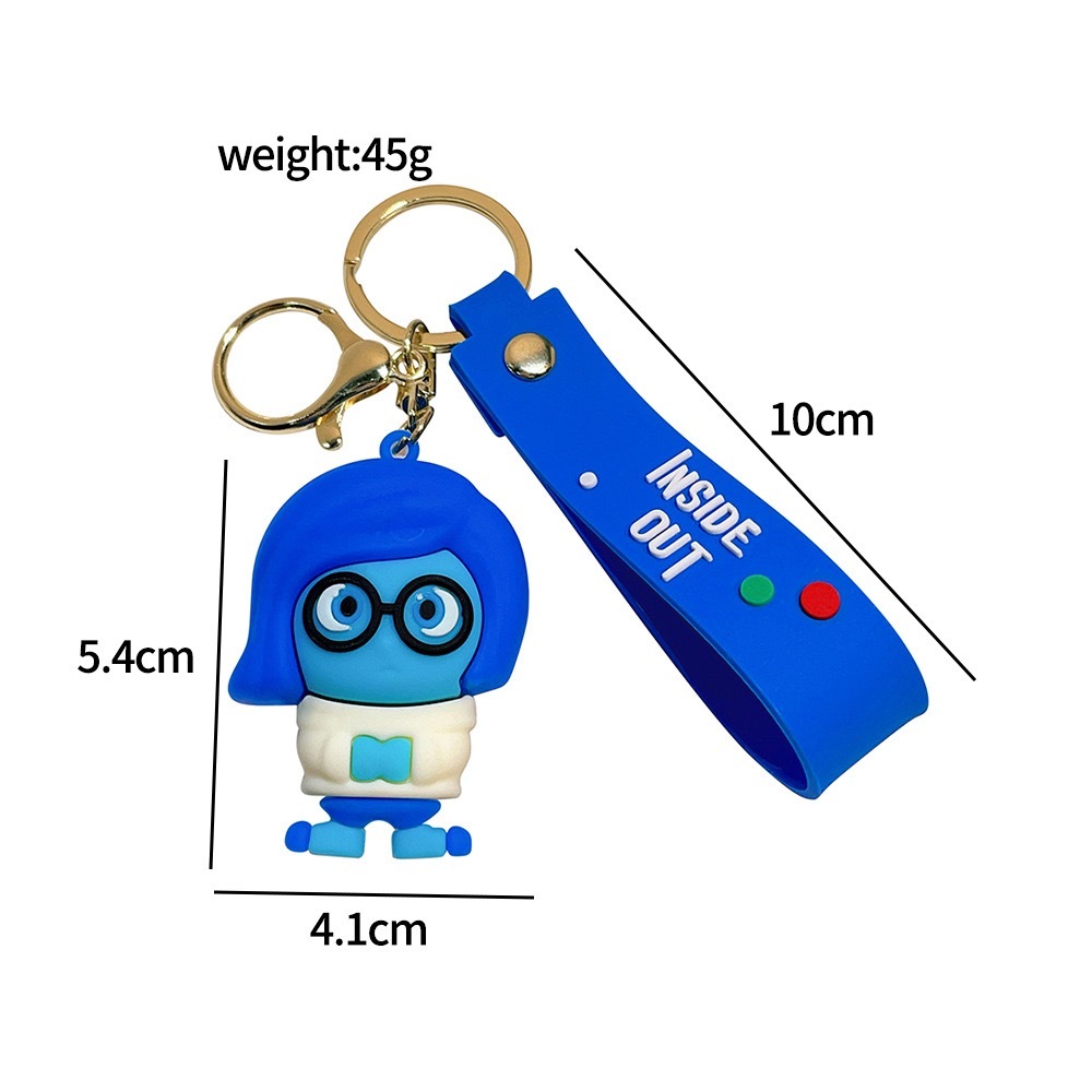 Fiona Inside Out Characters Keychains Mixed Color Air Shipping