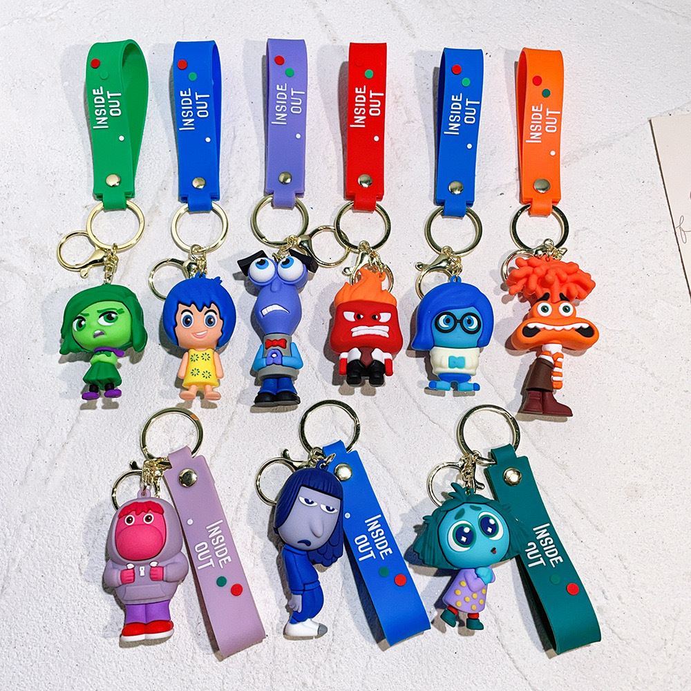 Fiona Inside Out Characters Keychains Mixed Color Air Shipping