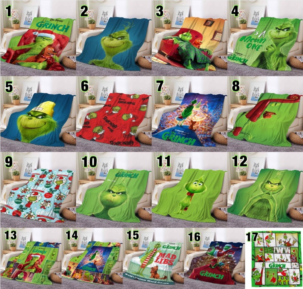 Fiona Grinch Blankets Sea Shipping