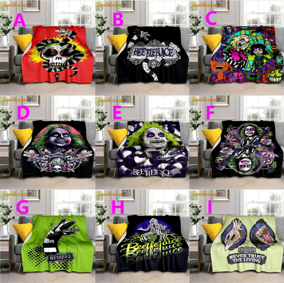 Fiona Beetlejuice Blankets Sea Shipping