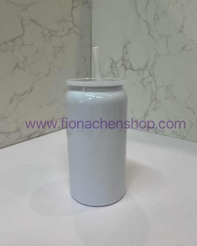 Fiona 16oz Stainless Steel Sublimation Mason Cups USA Warehouse Stocked