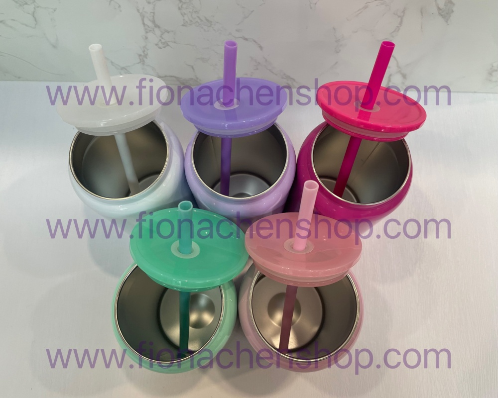 Fiona 16oz Stainless Steel Sublimation Mason Cups USA Warehouse Stocked