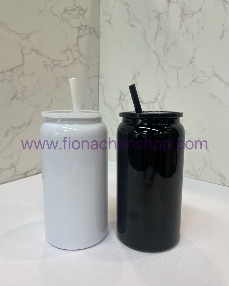 Fiona 16oz Stainless Steel Sublimation Mason Cups USA Warehouse Stocked