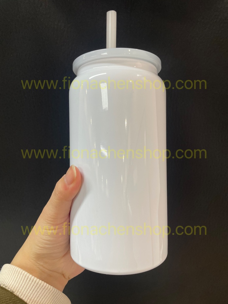 Fiona 16oz Stainless Steel Sublimation Mason Cups USA Warehouse Stocked