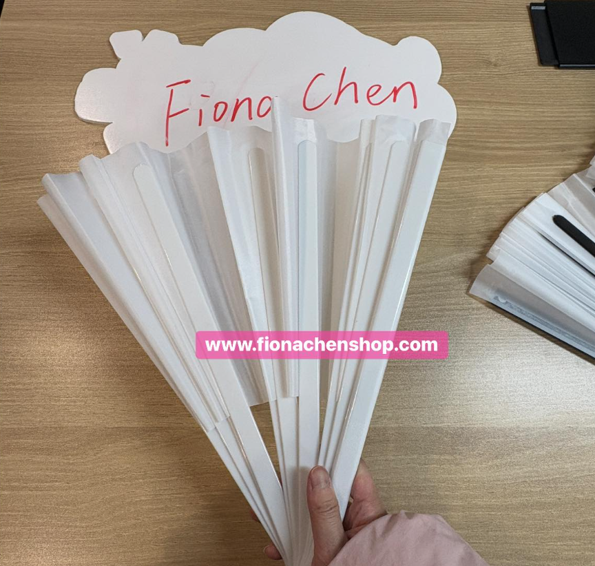 Fiona Sublimation Clacking Fans for Line Dancing Mixed Color Air Ship Sea Ship