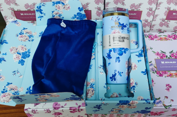 Fiona Mother's Day 40oz Bow Flower Printed Travel Tumblers with Logo China Warehouse Stocked