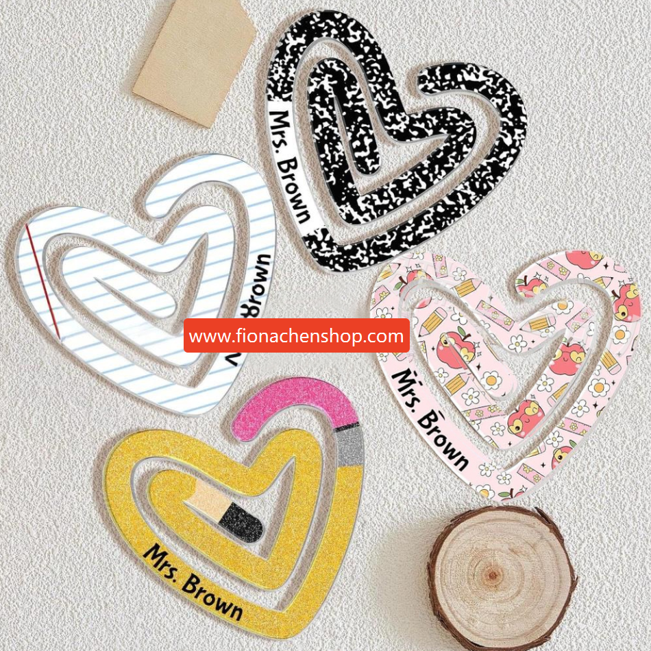 Fiona Sublimation Acrylic Paper Clips Air Shipping
