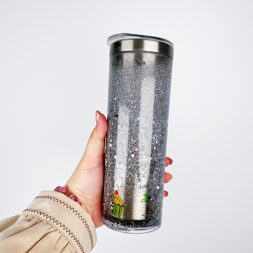 Fiona 20oz Stainless Steel Snowglobe Tumblers Sea Ship