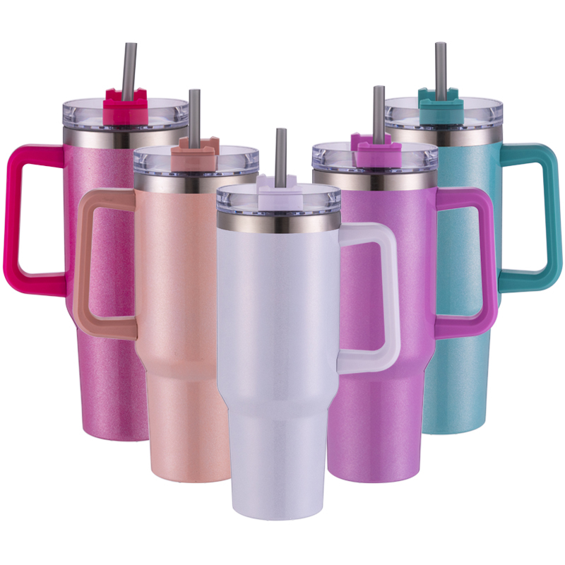 40oz Mixed Color Shimmer Mugs Shipped From US Warehouse