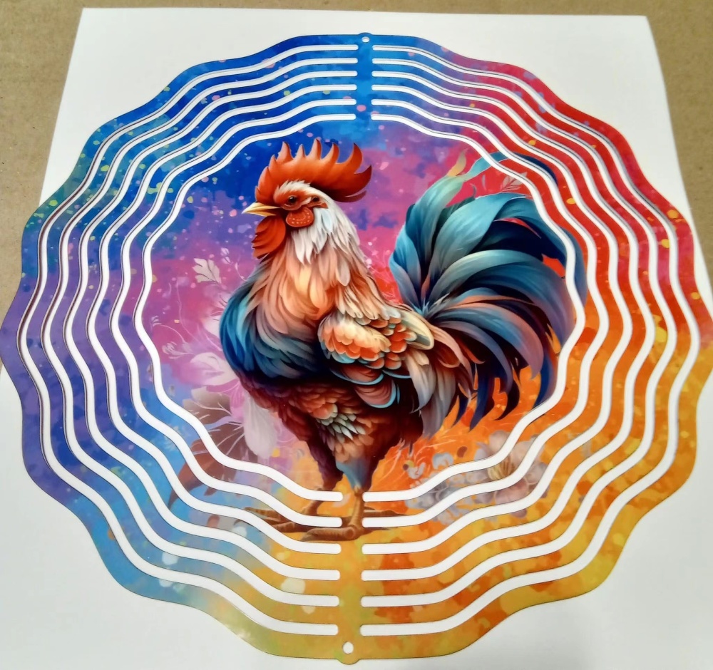8/10 inches White Sublimation Spinner Shipped From US Warehouse