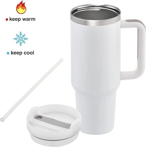 40OZ White 2.0 Generation Mugs With Handle Shipped From USA Warehouse