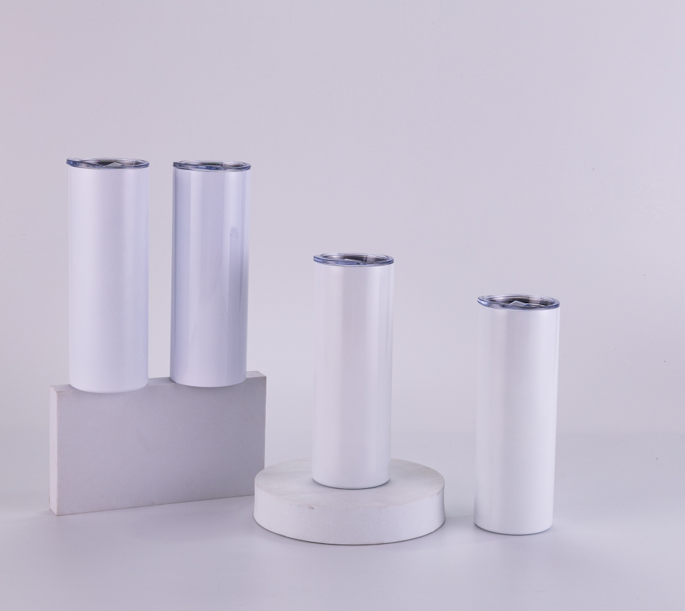 20OZ White Sublimation Tumbler With Laser Box Shipped From US Warehouse
