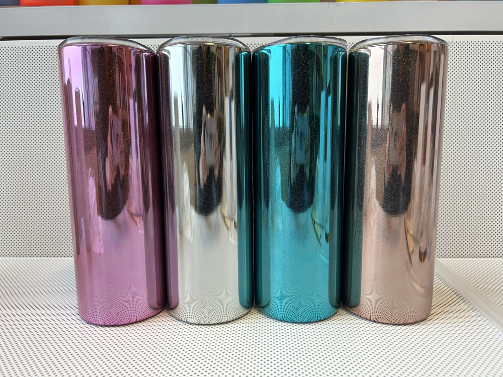 20OZ Magic Mirror Sublimation Mixed Color Tumblers Shipped From US Warehouse
