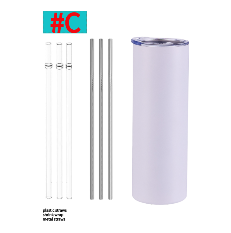 20OZ White Sublimation Tumblers Shipped From US Warehouse