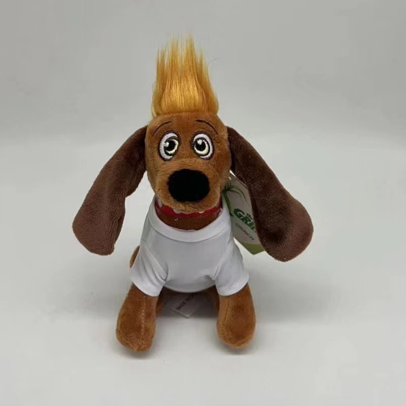 Sublimation Green Grinch Children's Cartoon Action Figure Doll Shipped From China By Air