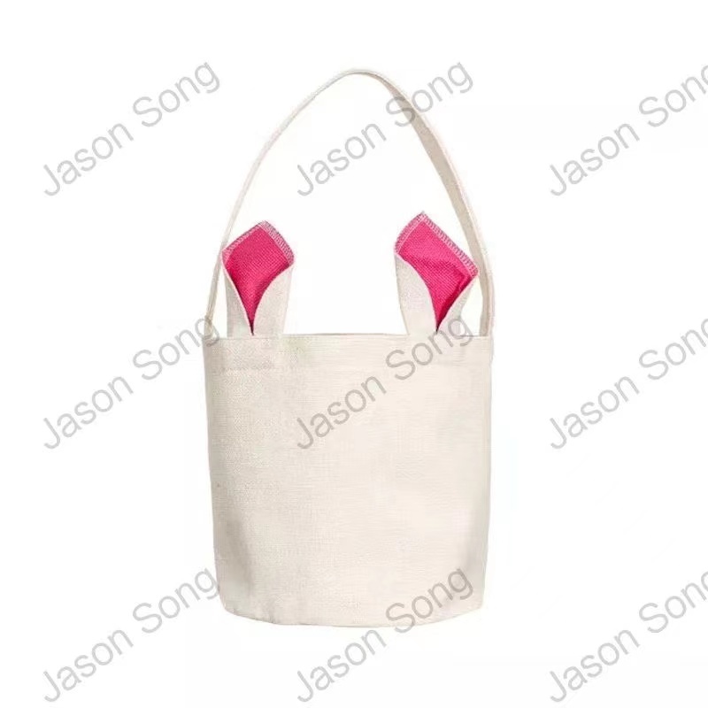 Sublimation Easter Bunny Basket Festive Polyester