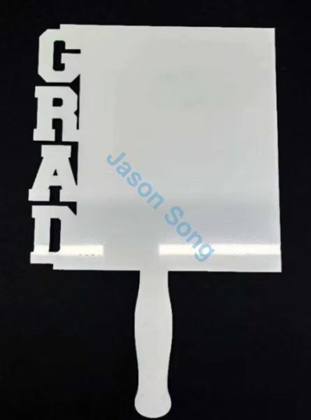 Jason 2024 Graduation Sublimation Fans Double Sided Sublimation Shipped From China By Air