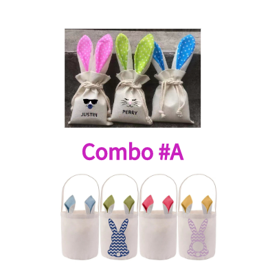 Jason Combo #A Easter Basket + Easter Candy Bag