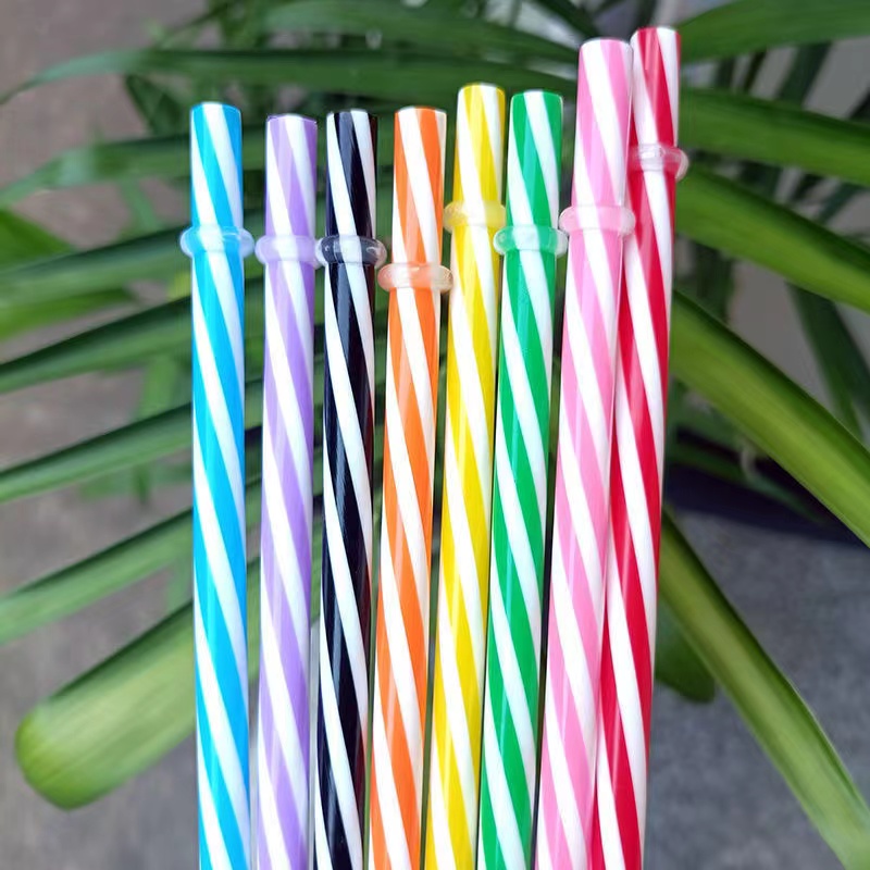 26cm Colored Spiral Straws Shipped From China Warehouse