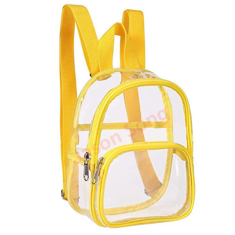 Back To School Clear Colored Backpack For Kids Shipped From China By Air
