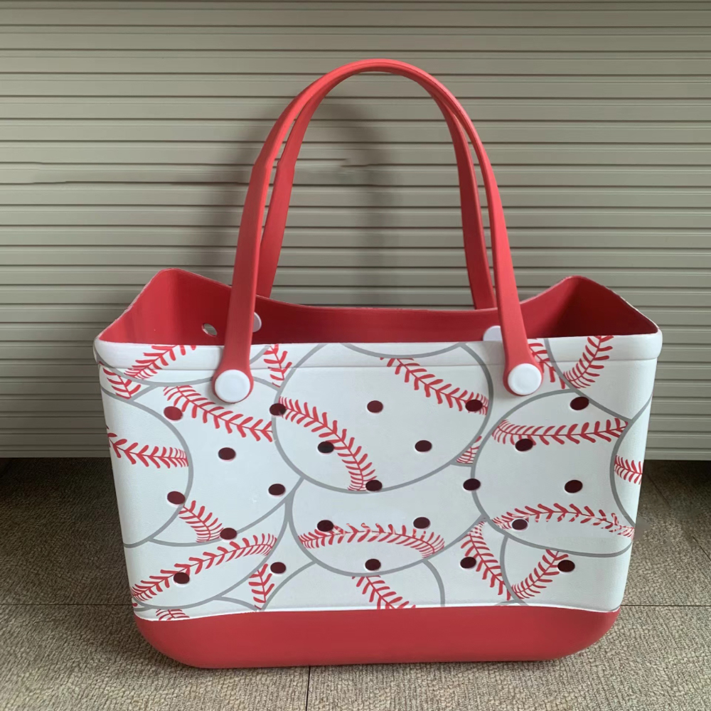 Medium/Large Size EVA Beach Bag With Patterns Shipped From China Warehouse