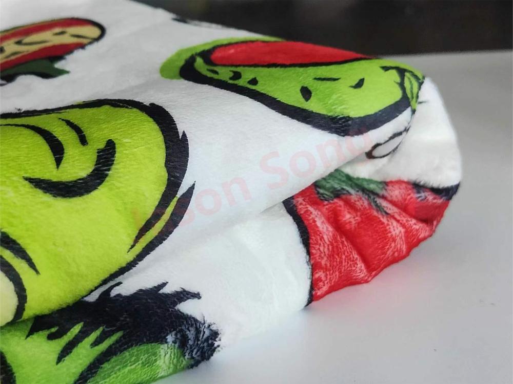Jason Grinch Blanket Shipped From China