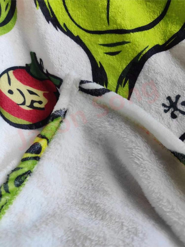 Jason Grinch Blanket Shipped From China