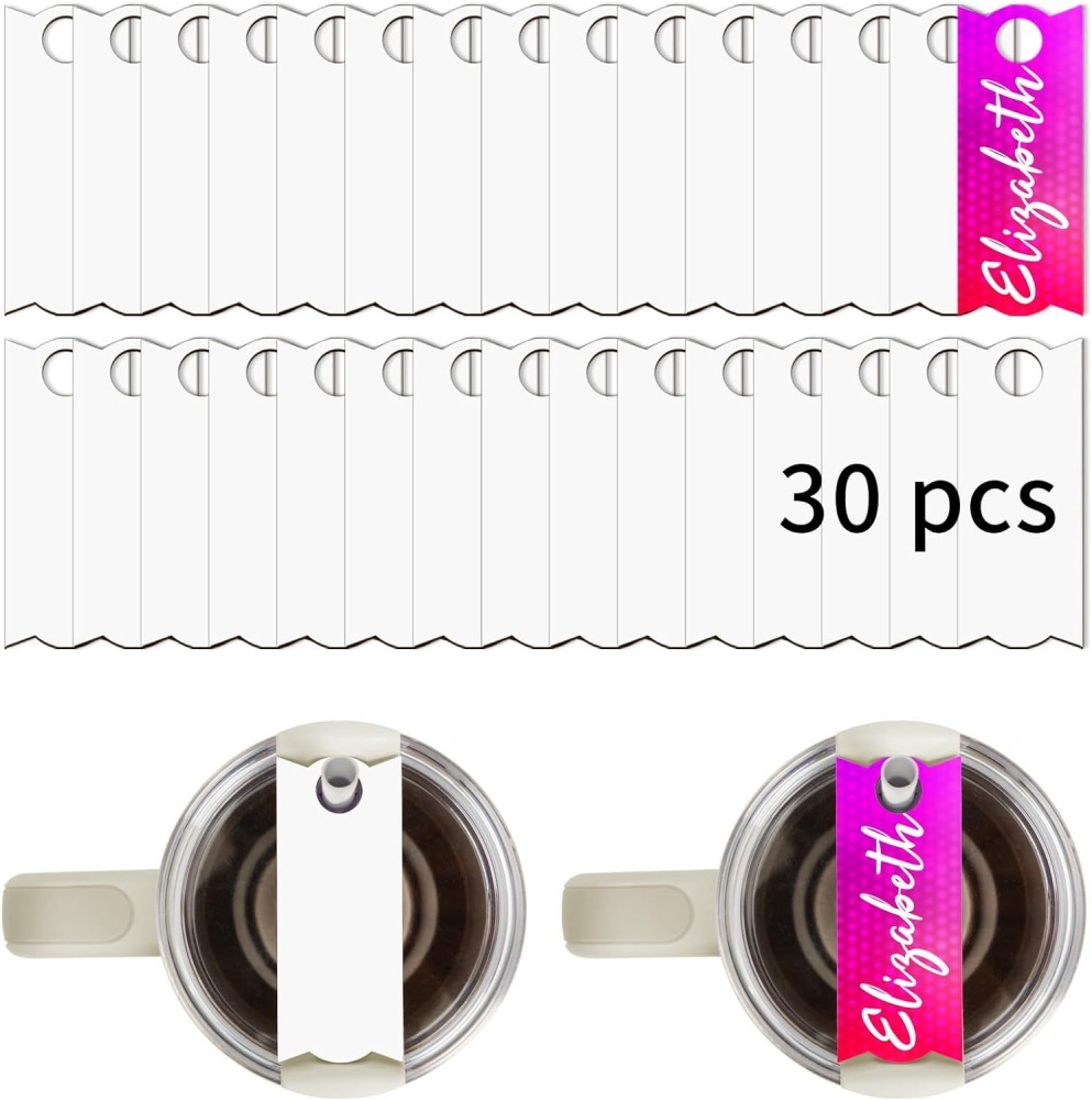 Sublimation Tumbler Nameplate Blanks For Stanley Cup 40oz Tumblers