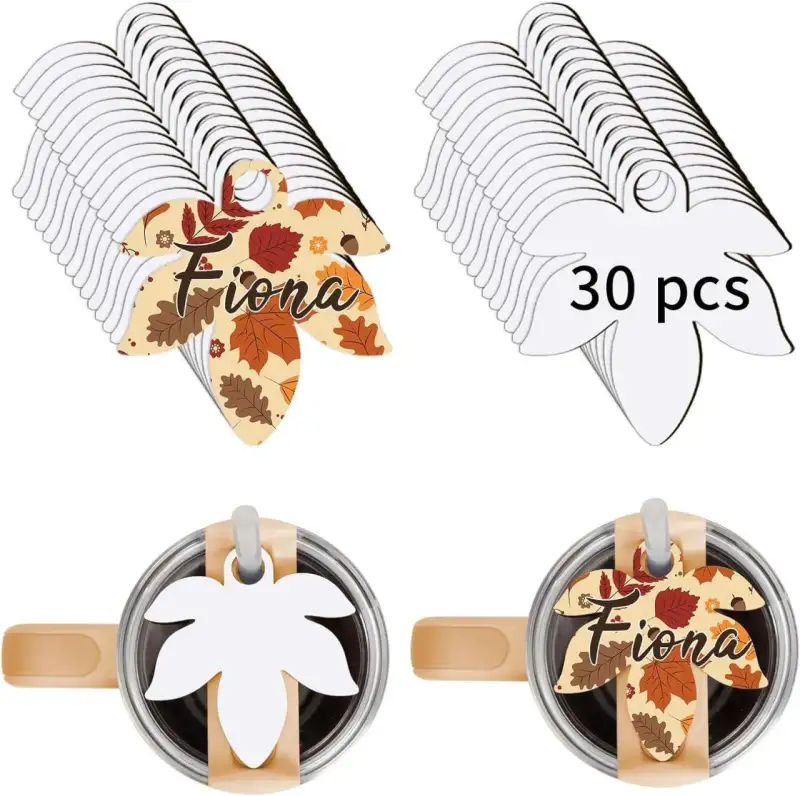 Sublimation Tumbler Nameplate Blanks For Stanley Cup 40oz Tumblers