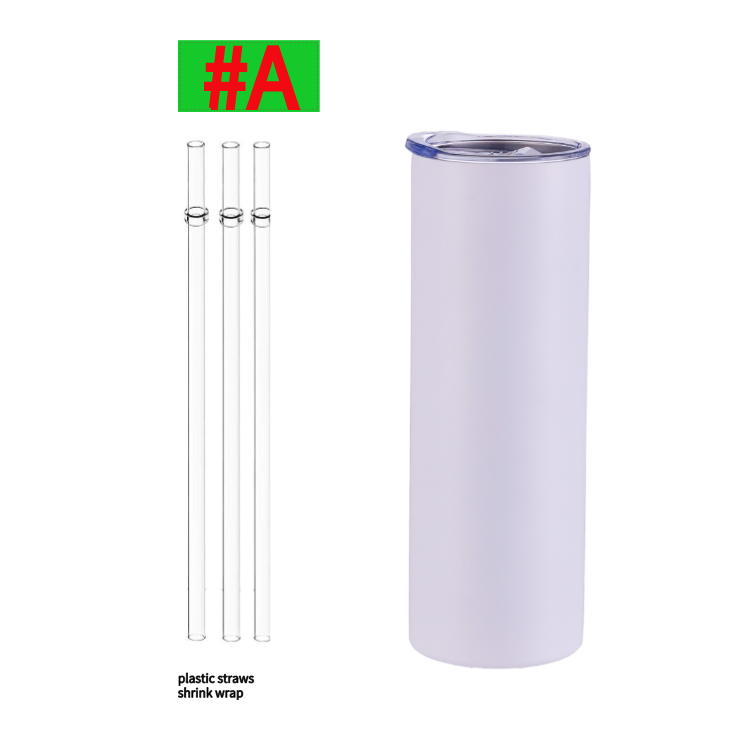 20OZ White Sublimation Tumblers Shipped From US Warehouse