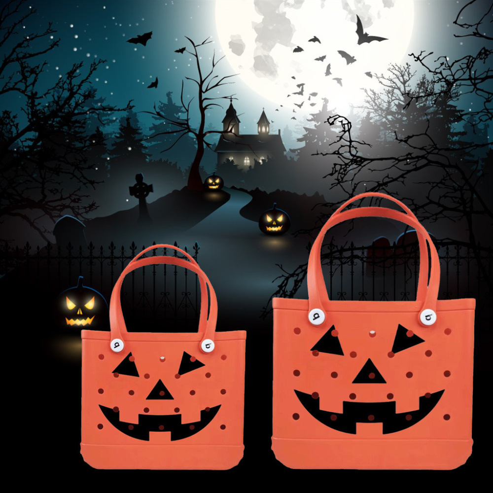 Small/Medium/Large Size EVA Beach Bag With Halloween Design