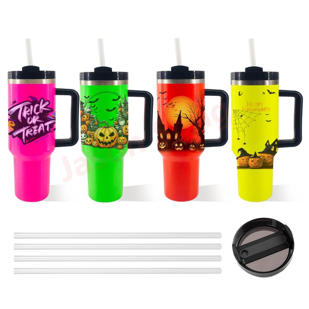 40OZ Neon Colors Mugs With Hndle Shipped From US Warehouse