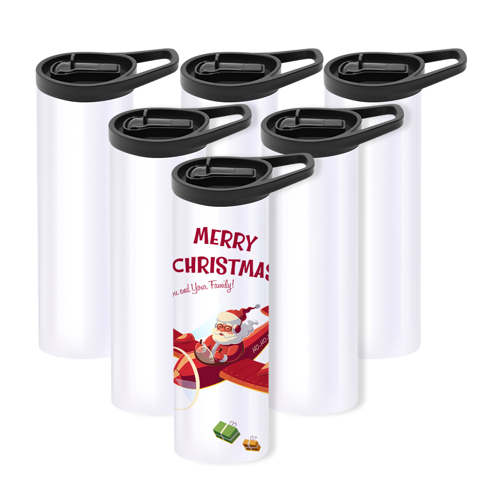 20OZ White Sublimation Tumblers With Dual Lids #B Shipped From US Warehouse