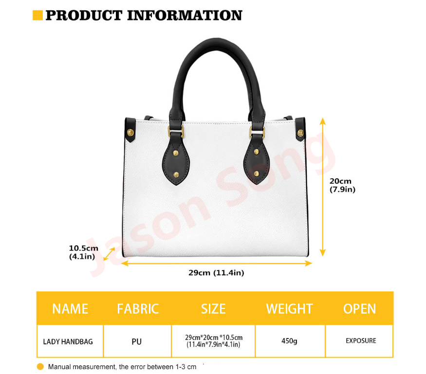 11.4*7.9*4.1in Lady Handbag With Grinch Design Shipped From China
