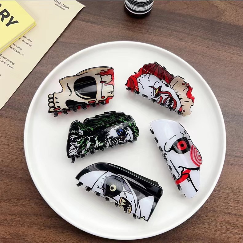 Jason Halloween Designs Hair Clip Shipped From China