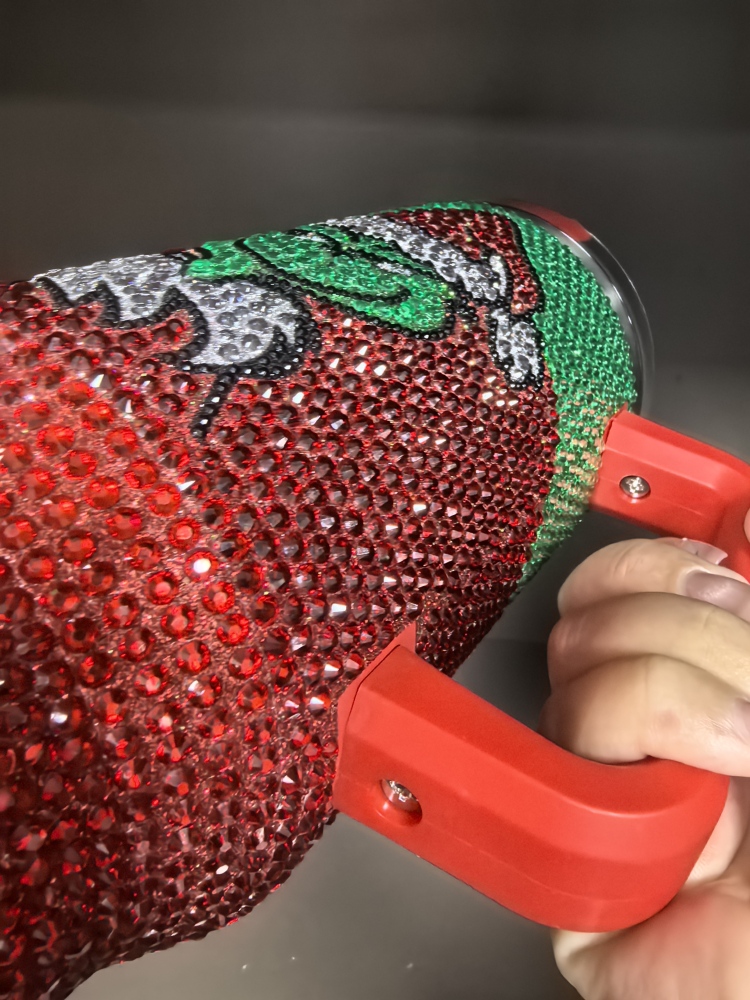 40OZ Grinch Prited Rhinestone Mugs Shipped From USA warehouse