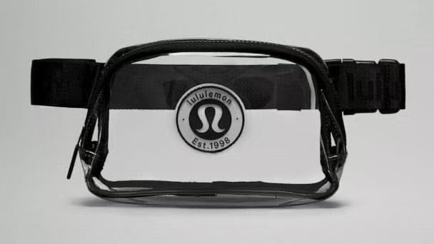 LULU Clear Belt Bags Shipped From China By Air