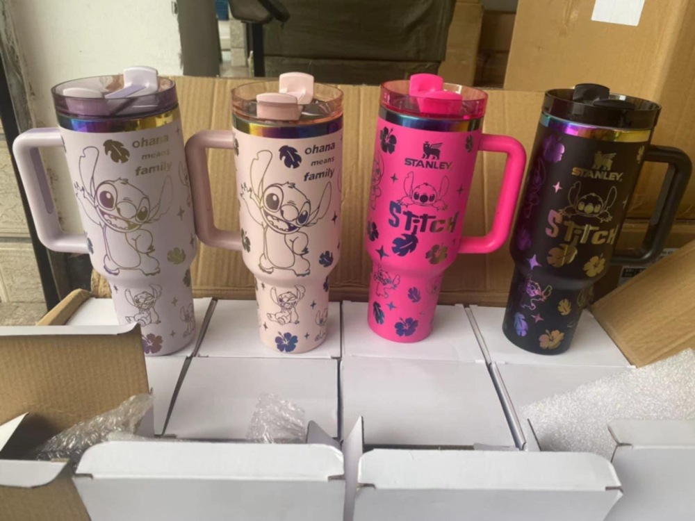 40OZ Stitch Prited Mugs Shipped From China By Sea