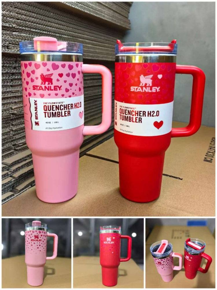 40OZ Colored Valentine's Day Mugs Shipped From China