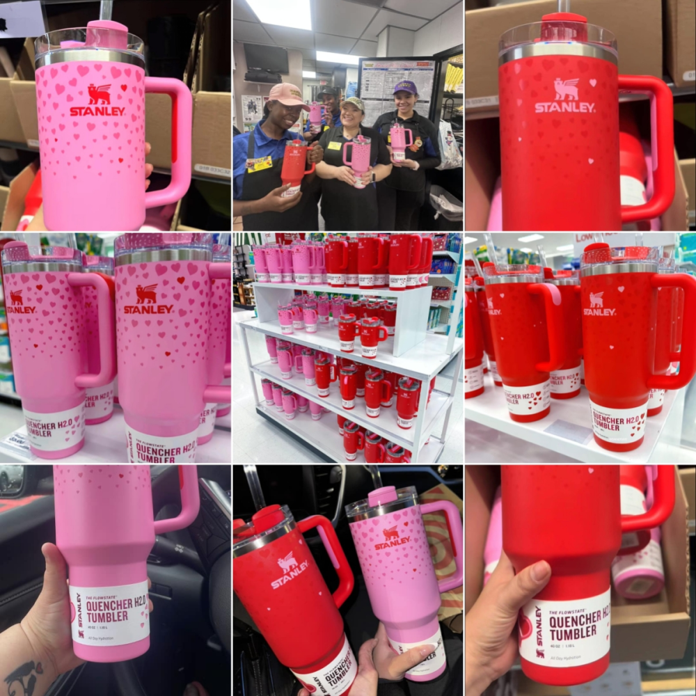 40OZ Colored Valentine's Day Mugs Shipped From China