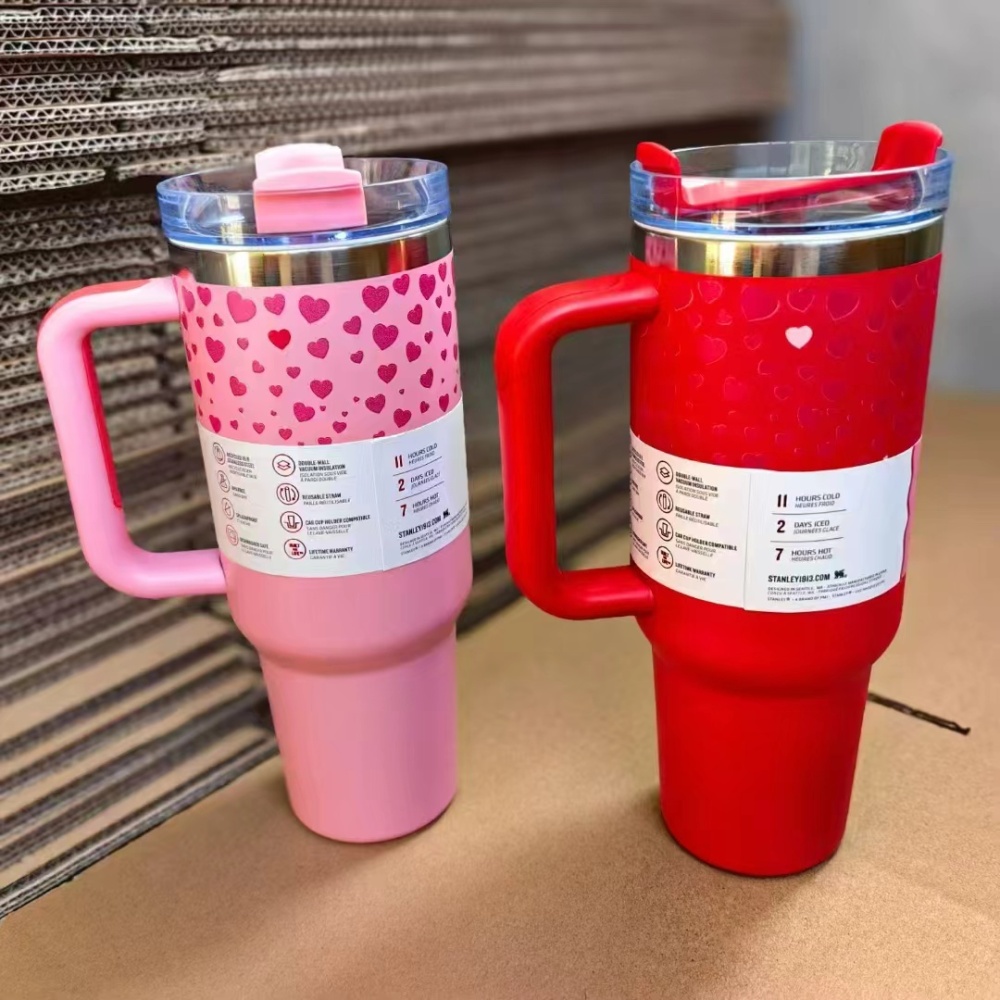 40OZ Colored Valentine's Day Mugs Shipped From China