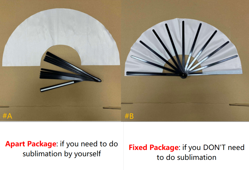 Different Colors Sublimation Clacking Fans Shipped From China