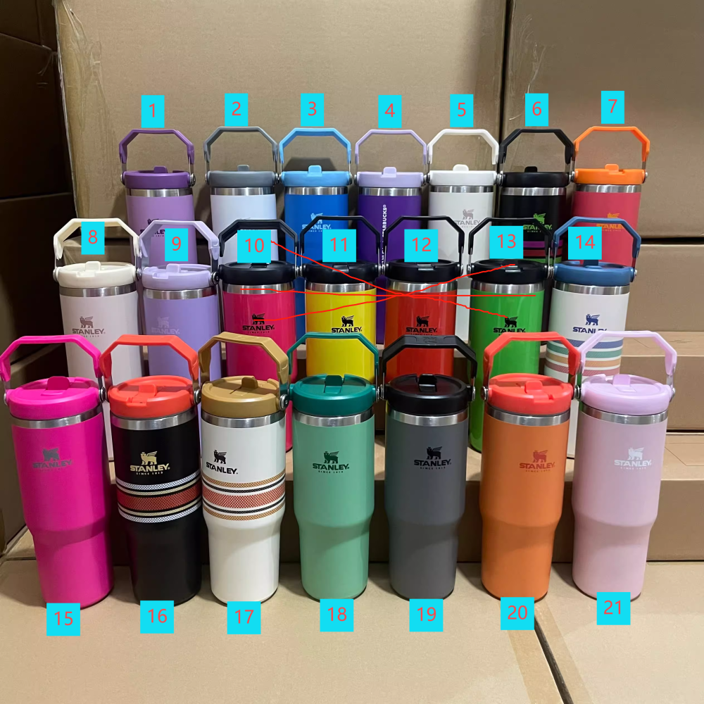 30OZ Colored Mugs With Handle Shipped From China By Sea