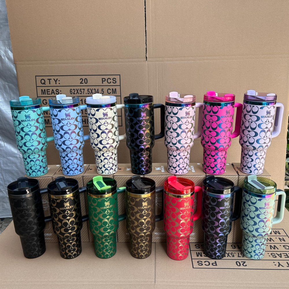 40OZ Colored Mugs With Handle Shipped From China By Sea