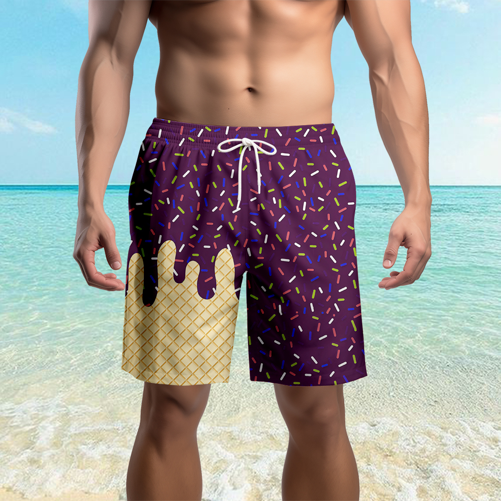 Boy's Beach Colorful Swim Trunks Shipped From China By Air